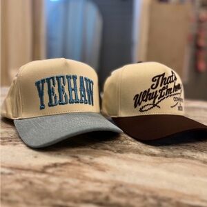 NWT Puff Embroidered Canvas Trucker Hat